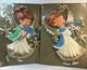 Vtg Christmas Blow Mold Angels Wall Mount Plaques Lot 2 New Large 21 50s 60s
