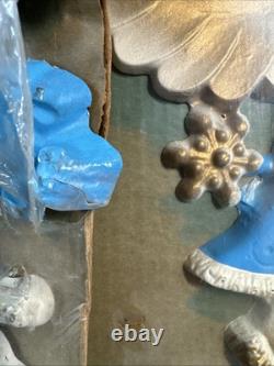 VTG Christmas Blow Mold Angels Wall Mount Plaques Lot 2 New Large 21 50s 60s VTG Christmas Blow Mold Angels Wall Mount Plaques Lot 2 New Large 21 50s 60s