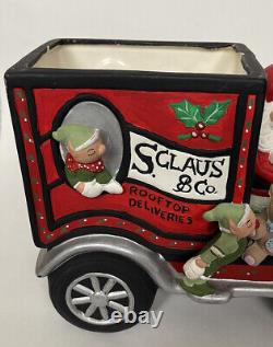 VTG Glenview Mold Santa S Claus & Co Deliveries 1983 Hand Painted Planter 11