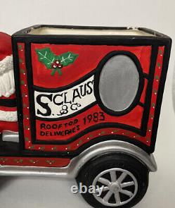 VTG Glenview Mold Santa S Claus & Co Deliveries 1983 Hand Painted Planter 11