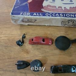 VTG HALLOWEEN FORTUNE TELLING CAKE FAVORS CHARMS Not Complete