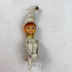 VTG Lot of 4 Christmas Metallic Red Green Silver Gold Knee Hugger Elf Japan MCM