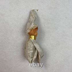 VTG Lot of 4 Christmas Metallic Red Green Silver Gold Knee Hugger Elf Japan MCM