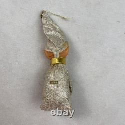 VTG Lot of 4 Christmas Metallic Red Green Silver Gold Knee Hugger Elf Japan MCM