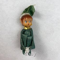 VTG Lot of 4 Christmas Metallic Red Green Silver Gold Knee Hugger Elf Japan MCM