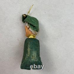 VTG Lot of 4 Christmas Metallic Red Green Silver Gold Knee Hugger Elf Japan MCM