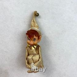 VTG Lot of 4 Christmas Metallic Red Green Silver Gold Knee Hugger Elf Japan MCM