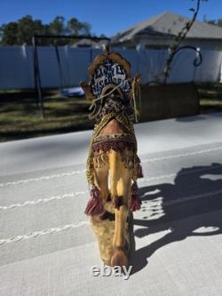 VTG Member's Mark Camel Nativity Figurine 13 Large Porcelain Beaded Saddle 2005