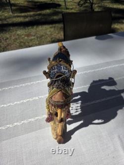 VTG Member's Mark Camel Nativity Figurine 13 Large Porcelain Beaded Saddle 2005