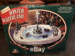 VTG Mr Christmas Winter Waterland COMPLETE WORKS decoration Water Fountain Music