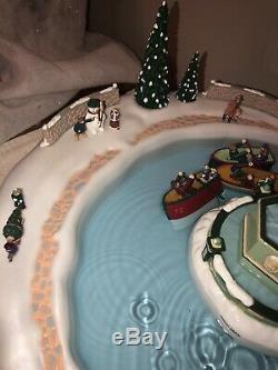 VTG Mr Christmas Winter Waterland COMPLETE WORKS decoration Water Fountain Music