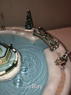 VTG Mr Christmas Winter Waterland COMPLETE WORKS decoration Water Fountain Music