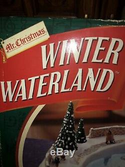 VTG Mr Christmas Winter Waterland COMPLETE WORKS decoration Water Fountain Music
