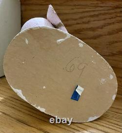 VTG PUTZ Mica 3 Snowman Rare Candy Container Japan 1950s Fragile Condition Read
