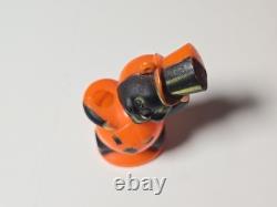 VTG Rosbro Rosen Halloween Cat Hard Plastic Candy Container Top Hat RARE COLOR