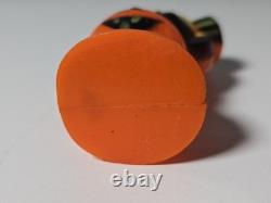 VTG Rosbro Rosen Halloween Cat Hard Plastic Candy Container Top Hat RARE COLOR