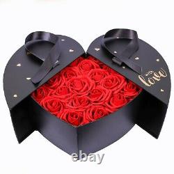 Valentinstag Geschenk Ewige Liebe Infinity Rosen Box Herz XXL Rosenbox Flowerbox