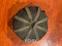 Very rare 1906 Rex crown pin cushion Mardi Gras krewe favor