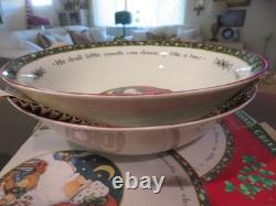 Vint International China A Christmas Story by Susan Winget Set of 2 Serving Bowl