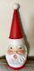 Vintag Christmas Beco Santa Head Blow Mold 21 Tall