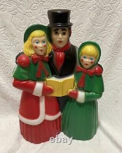 Vintage 18 Tall Empire Victorian Dickens Christmas Carolers Blow Mold FAST SHIP