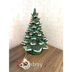 Vintage 19 1/2 Ceramic Christmas Tree