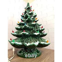 Vintage 19 1/2 Ceramic Christmas Tree