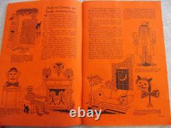 Vintage 1926 Dennison Bogie Book How to Entertain Halloween Party Ideas NICE