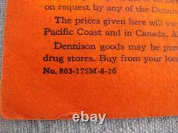 Vintage 1926 Dennison Bogie Book How to Entertain Halloween Party Ideas NICE