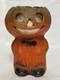 Vintage 1930's Halloween Paper Mache-pumpkin Man-candy Container