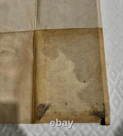 Vintage 1936 Santa Claus Poster 50 x 38 Liberty Show Printing Pittsburgh