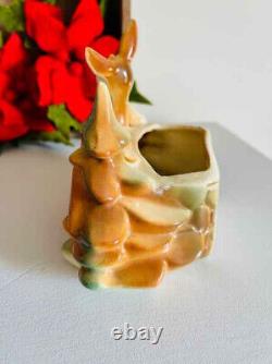 Vintage 1940s RLM Robert L May Rudolph the Red Nosed Reindeer Ceramic Planter