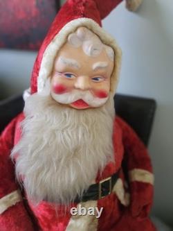 Vintage 1950-60s Santa Stuffed Fabric 51