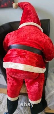 Vintage 1950-60s Santa Stuffed Fabric 51