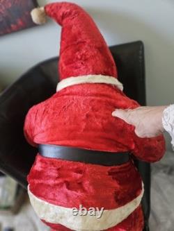 Vintage 1950-60s Santa Stuffed Fabric 51