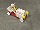 Vintage 1950's Rosbro Valentine's Candy Container Girl Driving Soapbox Derby Car