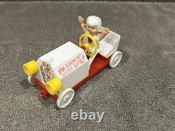 Vintage 1950's Rosbro Valentine's Candy Container Girl Driving Soapbox Derby Car