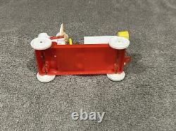 Vintage 1950's Rosbro Valentine's Candy Container Girl Driving Soapbox Derby Car