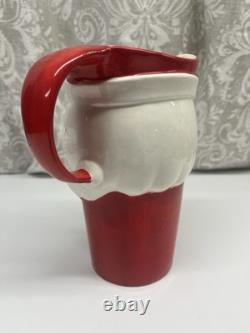 Vintage 1950's Santa Clause Pitcher Made In Japan Excellent Condition