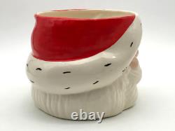 Vintage 1950s 1960s Christmas Santa Punch Bowl, Ladle & 6 Mugs Vintage 1950s 1960s Christmas Santa Punch Bowl, Ladle & 6 Mugs