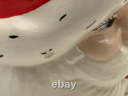 Vintage 1950s 1960s Christmas Santa Punch Bowl, Ladle & 6 Mugs Vintage 1950s 1960s Christmas Santa Punch Bowl, Ladle & 6 Mugs