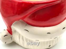 Vintage 1950s 1960s Christmas Santa Punch Bowl, Ladle & 6 Mugs Vintage 1950s 1960s Christmas Santa Punch Bowl, Ladle & 6 Mugs