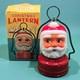 Vintage 1950s Amico Santa Claus Milk Glass Christmas Lantern Japan Works With Box