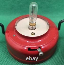 Vintage 1950s Amico Santa Claus Milk Glass Christmas Lantern Japan Works with Box