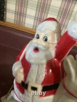 Vintage 1950s Paramont electric company Hi Ho Santa Vintage 1950s Paramont electric company Hi Ho Santa