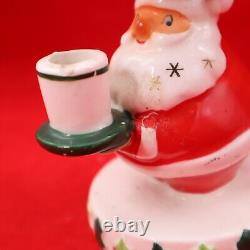 Vintage! 1958 Holt Howard Retro 3 Tiered Santa Candleholder Starry Beard VG+