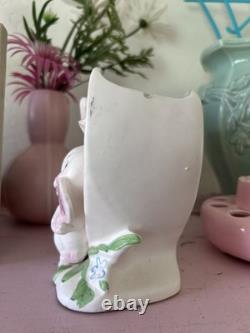 Vintage 1960s INARCO JAPAN Easter Bunny Valentine Me n'you Planter Rare 1962