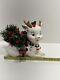 Vintage 1962 Napco Christmas Rudolph Reindeer Planter /candy Dish Read Descrip