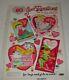 Vintage 1962 Whitman Original Unused 50 Giant Flocked Valentines Punch Out Book