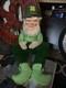 Vintage 1965 Large Leprechaun Beer Store Display Plush Doll Jameson Rare